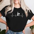 Wine Heartbeat Wine Love Wine Drinker Wine Love T-shirt Frauen Geschenke für Sie