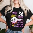 Women's Or 36 Jahren War Ich Mal Die Fastelste 36Th Birthday T-shirt Frauen Geschenke für Sie