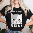 Women's Bevor Du Fragst T-shirt Frauen Geschenke für Sie