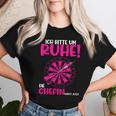 Women's Darts Ich Bitte Um Ruhe Die Chefin Wirft Jetzt T-shirt Frauen Geschenke für Sie