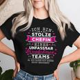 Women's With Saying For Die Chefin Im Büro T-shirt Frauen Geschenke für Sie