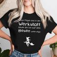 Women's Saying Heute Bin Ich Mit Dem Broom Unterwegs Witches T-shirt Frauen Geschenke für Sie