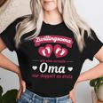 Women's Grandmaon Zwillingen Pregnancy Grandchildren Twin Soma T-shirt Frauen Geschenke für Sie