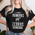 Zebra For Africa Horse Safari Zoo Keeper S T-shirt Frauen Geschenke für Sie