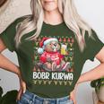 Bòbr Kurwa Christmas Jumper Polish Beer Bober Xmas Kurwa T-shirt Frauen Geschenke für Sie