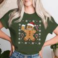 Christmas Christmas Santa Biscuit Beer T-shirt Frauen Geschenke für Sie