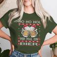 Christmas Women's Ho Ho Hol Mir Mal Ein Bier Xmas T-shirt Frauen Geschenke für Sie