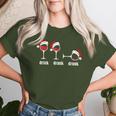 Drink Drank Drunk Wine Glasses Wine Lover Christmas T-shirt Frauen Geschenke für Sie