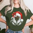 Santa Hat Santa Mama Grandma Girls Christmas T-shirt Frauen Geschenke für Sie