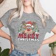 Lustiges Rentier Xmas Männer Frauen Familie Merry Christmas T-shirt Frauen Geschenke für Sie