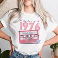 1976Intageintage Birthday Retro Disco Women's Pink T-shirt Frauen Geschenke für Sie