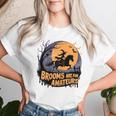 Brooms Are For Amateurs With Witch Horse Riding Halloween Women T-shirt Gifts for Her
