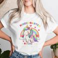 Children's Bye Bye Kindergarten Farewell School Child Girls Unicorn T-shirt Frauen Geschenke für Sie