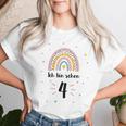 Children's Ich Binier 4 Jahre Girl Birthday Rainbow T-shirt Frauen Geschenke für Sie