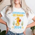 Children's Seahorse Bestanden 2024 Early Swimmer Badge T-shirt Frauen Geschenke für Sie