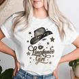 Cowboy Hat Line Dance Queen Silhouette Per I Ballerini Maglietta da donna Regalos para ella