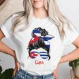 Cuba Chica Cubana Ragazza Cubana Libre Maglietta da donna Regalos para ella