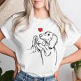 Dachshund Love Dachshund Woman Idea T-shirt Frauen Geschenke für Sie