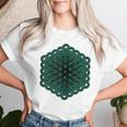Darkpsy Goa Party Trippy Pattern Psichedelico Mandala Trance Maglietta da donna Regalos para ella