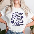 Das Leben Ist Besser Auf Einer Kreuzfahrt For And Children Family Cruise T-shirt Frauen Geschenke für Sie