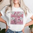 Very Demure Cute Ghost Halloween Humorous Saying Fall Women T-shirt Gifts for Her