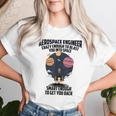 Divertente Regalo Ingegnere Aerospaziale Ingegneria Carino Uomini Donne Maglietta da donna Regalos para ella