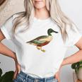 Duck Carino Shoveler Duckintage Duck Graphic Maglietta da donna Regalos para ella