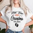 First Time Grandma 2025 Promoted To Grandma 2025 Women T-shirt Gifts for Her