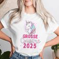 Ich Werde Große Cousin 2025 Unicorn Girls' Cousin Blue T-shirt Frauen Geschenke für Sie