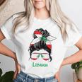 Lebanese Girls Lebanon Girl Lebanon Woman Flag T-shirt Frauen Geschenke für Sie