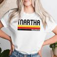 Martha Nom Personnalisé Mignon Idéeintage Martha T-shirt femme Cadeaux pour elle