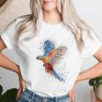 Pappagallo Ara Uccello Acquerello Camicia Uomini Donne Maglietta da donna Regalos para ella