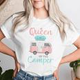 Regina Del Camper Divertente Campeggio Rv Donne Carino Camper Ragazze Maglietta da donna Regalos para ella