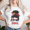 Serbia For Girls Serbia Flag For Serbia S T-shirt Frauen Geschenke für Sie