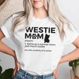 Westie Mom West Highland Terrier Property Of A Westie T-shirt Frauen Geschenke für Sie