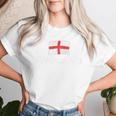 Women's England Blue T-shirt Frauen Geschenke für Sie