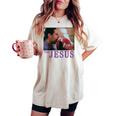 Big Lebowski Jesus Licking The Bowling Ball T-shirt comoda oversize da donna Ivory