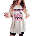 Brother Of The Birthday Girl Mouse Family Matching Women's Oversized Comfort T-shirt Ivory