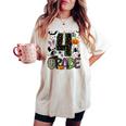 Halloween Spooky 4Th Grade Halloween Team Student Teacher Women's Oversized Comfort T-shirt Ivory