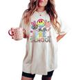 Hello Pre-School Boy Girl Teacher Back To School Pre School Women's Oversized Comfort T-shirt Ivory