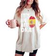 It's In My Dna Spanish Spain Flag T Women T-shirt comoda oversize da donna Ivory