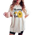Mommy To Be New Mom Bee Baby Shower Baby Announcement Women's Oversized Comfort T-shirt Ivory
