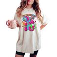 Per Il 15° Compleanno Per Ragazze E Ragazzi Spruzzi Diernice 15 Anni Maglia A Manica T-shirt comoda oversize da donna Ivory