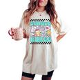 Retro School Nurse Back To School Elementary Nurse Life Women's Oversized Comfort T-shirt Ivory