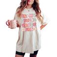 In My Second Grade Era Cute Groovy 2Nd Grade Back To School Women's Oversized Comfort T-shirt Ivory
