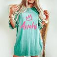 Anahi The Queen Pink Crown & Name For Called Anahi Women's Oversized Comfort T-shirt Chalky Mint