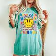 Book Fair Vibes Teacher Librarian School Reading Book Lover Women's Oversized Comfort T-shirt Chalky Mint