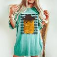 Cowboy Chicken Nugget Meme T-shirt comoda oversize da donna Chalky Mint