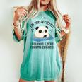 Donna Carino Kdrama Merch Panda Dramma Coreano K-Drama Merchandise Con Collo A T-shirt comoda oversize da donna Chalky Mint