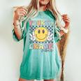 Fourth Grade Vibes Smile Face 4Th Grade Team Back To School Women's Oversized Comfort T-shirt Chalky Mint